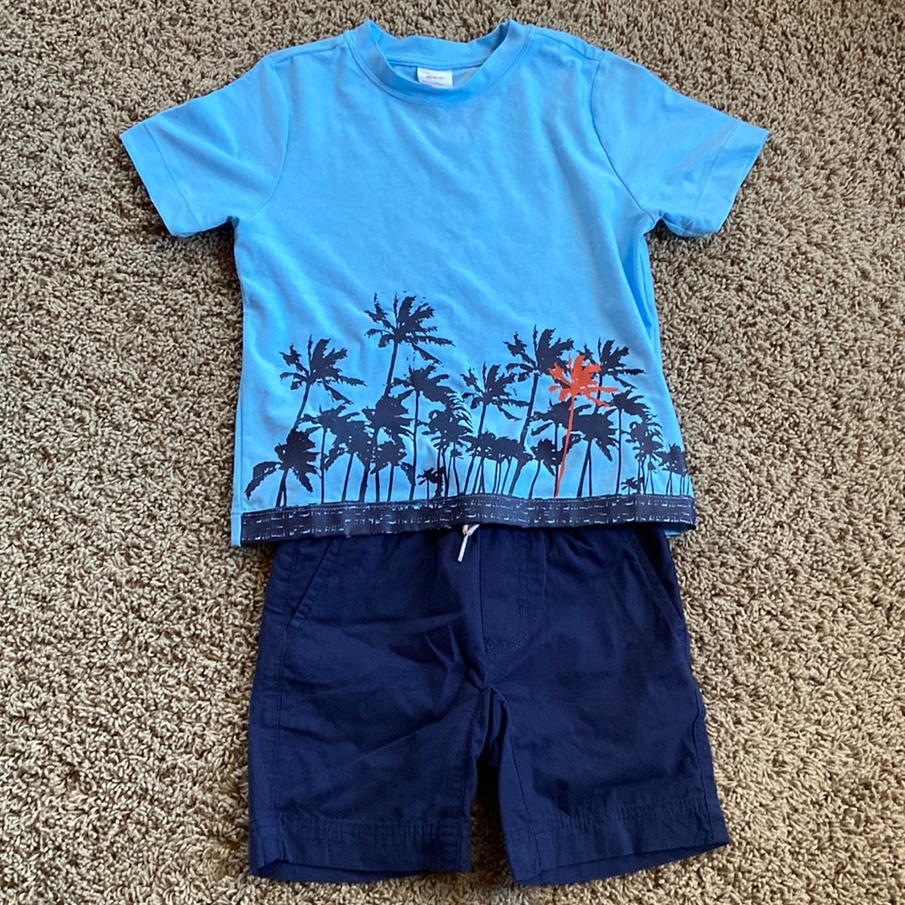 Hanna Andersson summer outfit - size 4 (100 cm)
